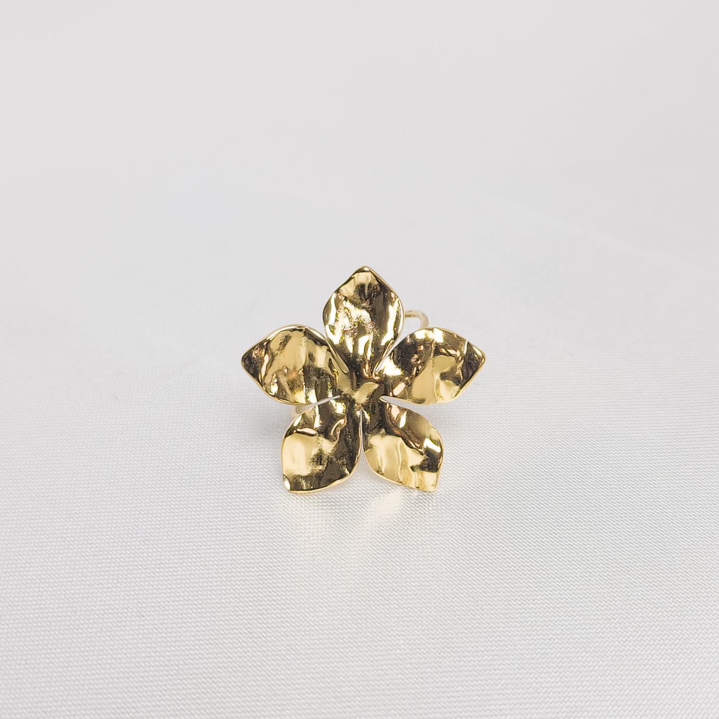 Bague Éléa, en acier inoxydable doré