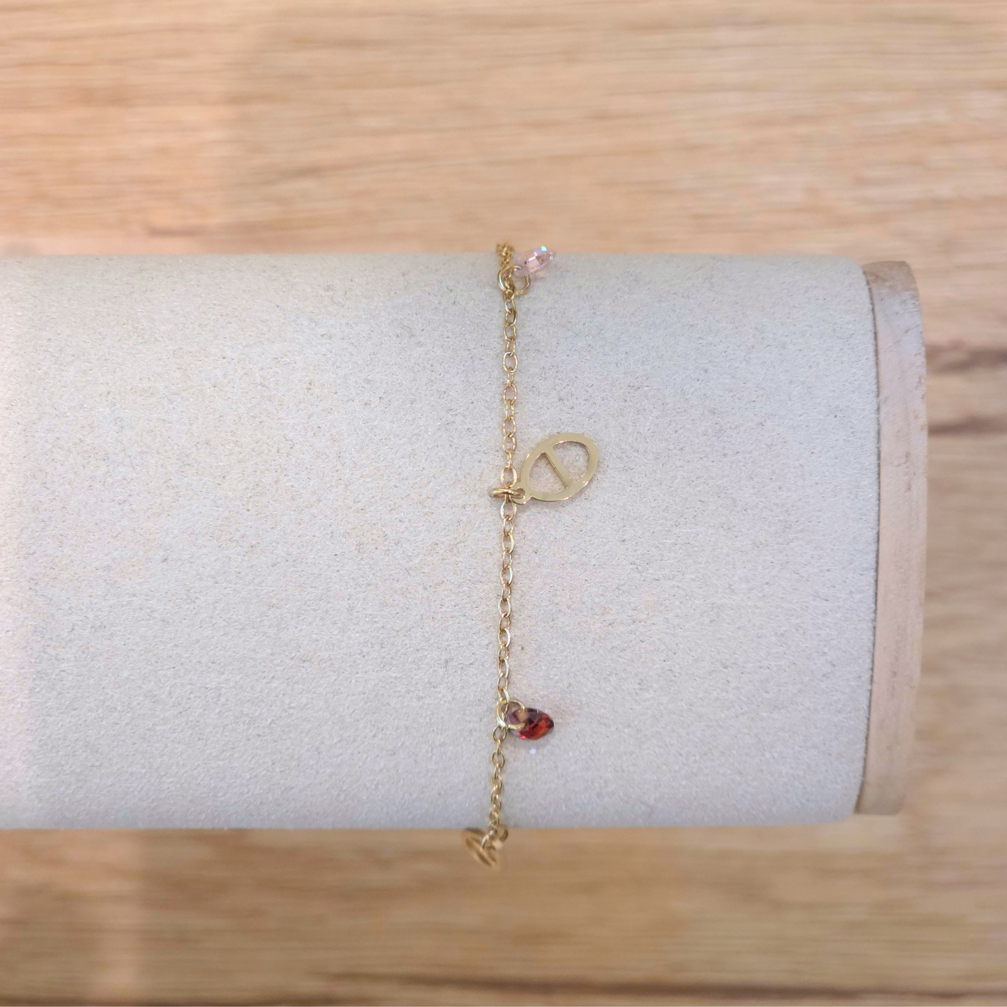 Bracelet Candice | Perle | Maille