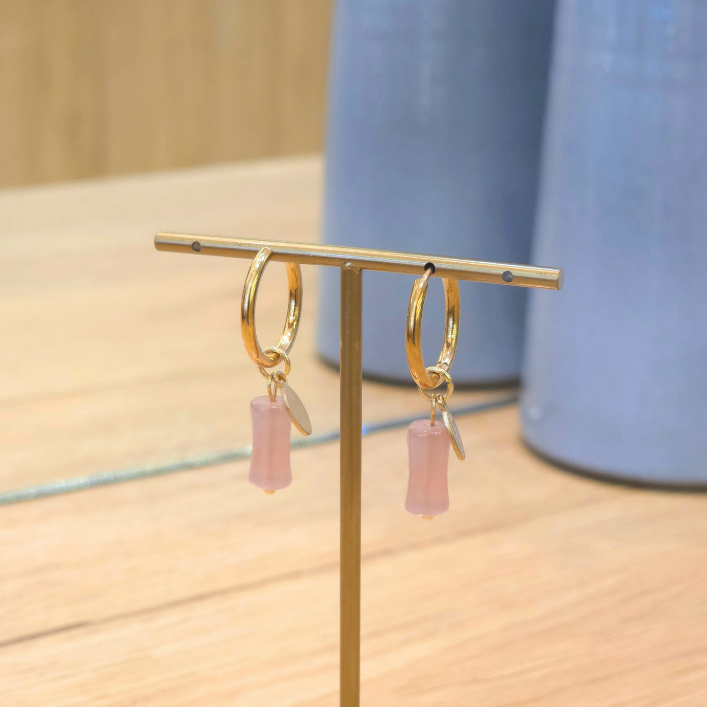 Boucles Stelle | Créole | Perle