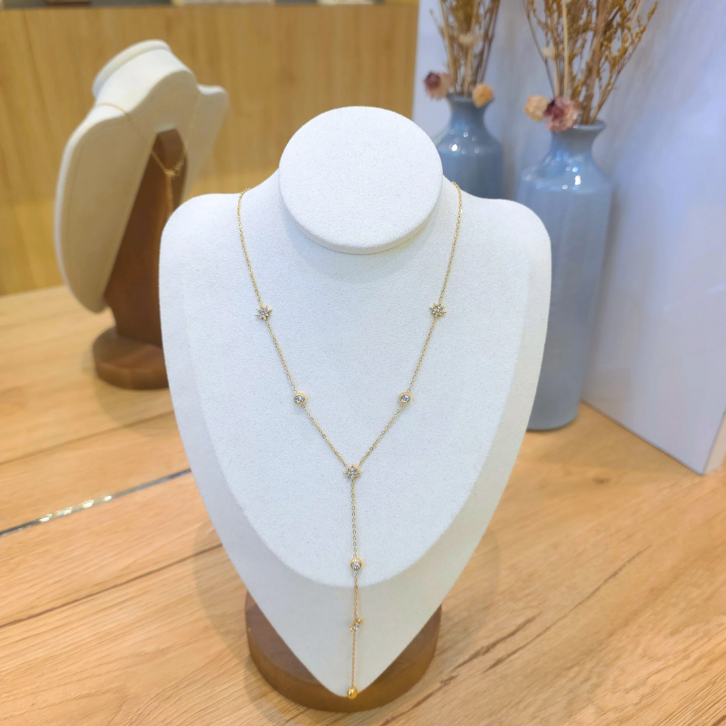 Collier Mathilde | Cravate | Zircon
