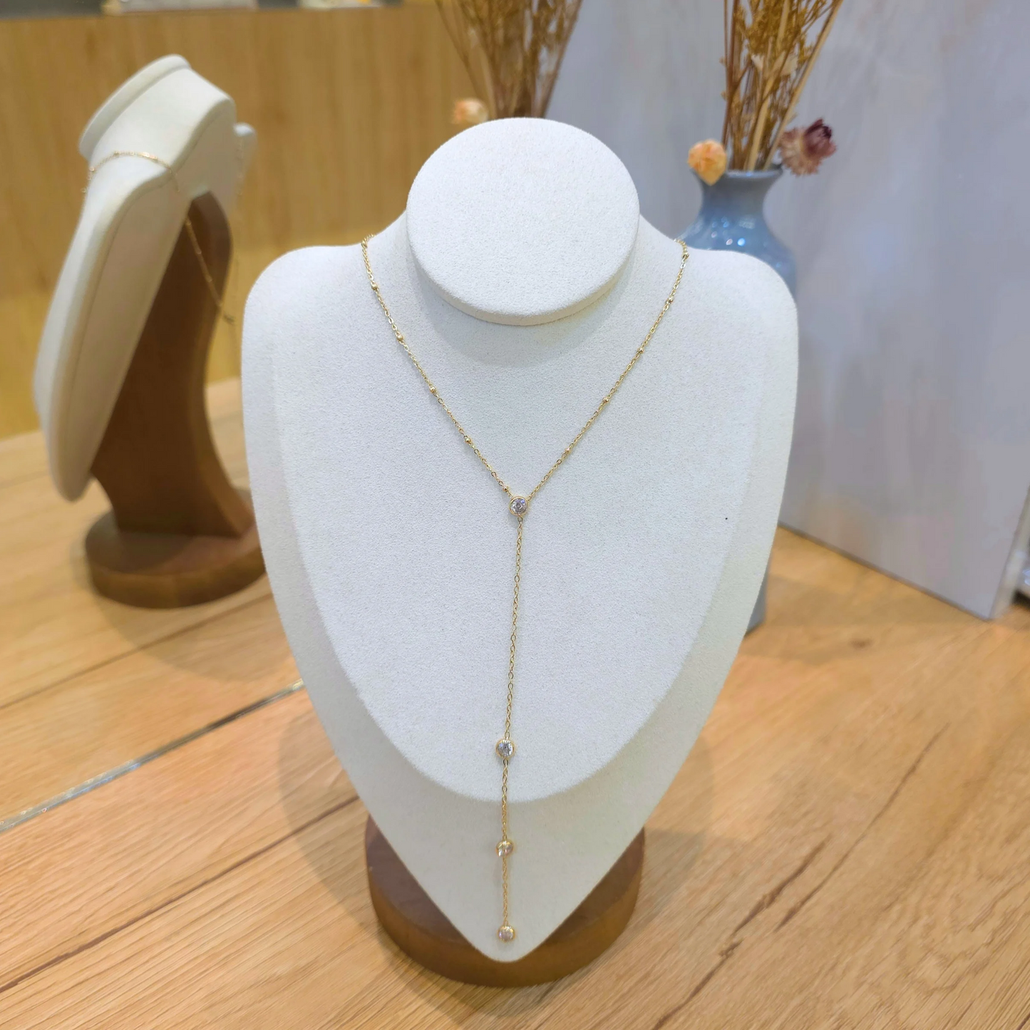 Collier Miryame | Cravate | Zircon