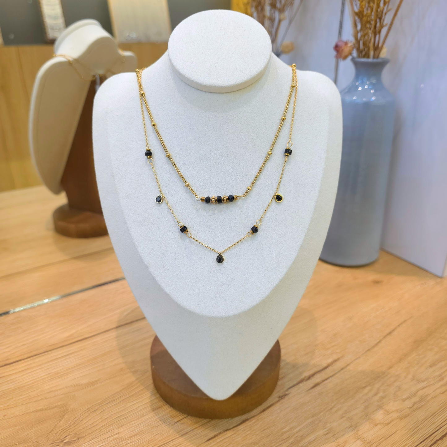 Collier Odile | Perle | Double