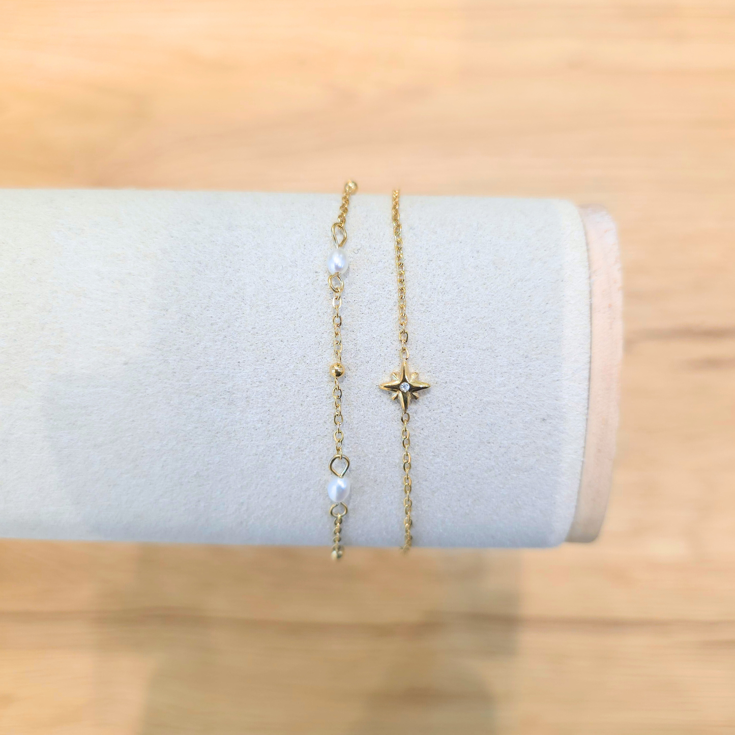 Bracelet Noa | Perle | Double