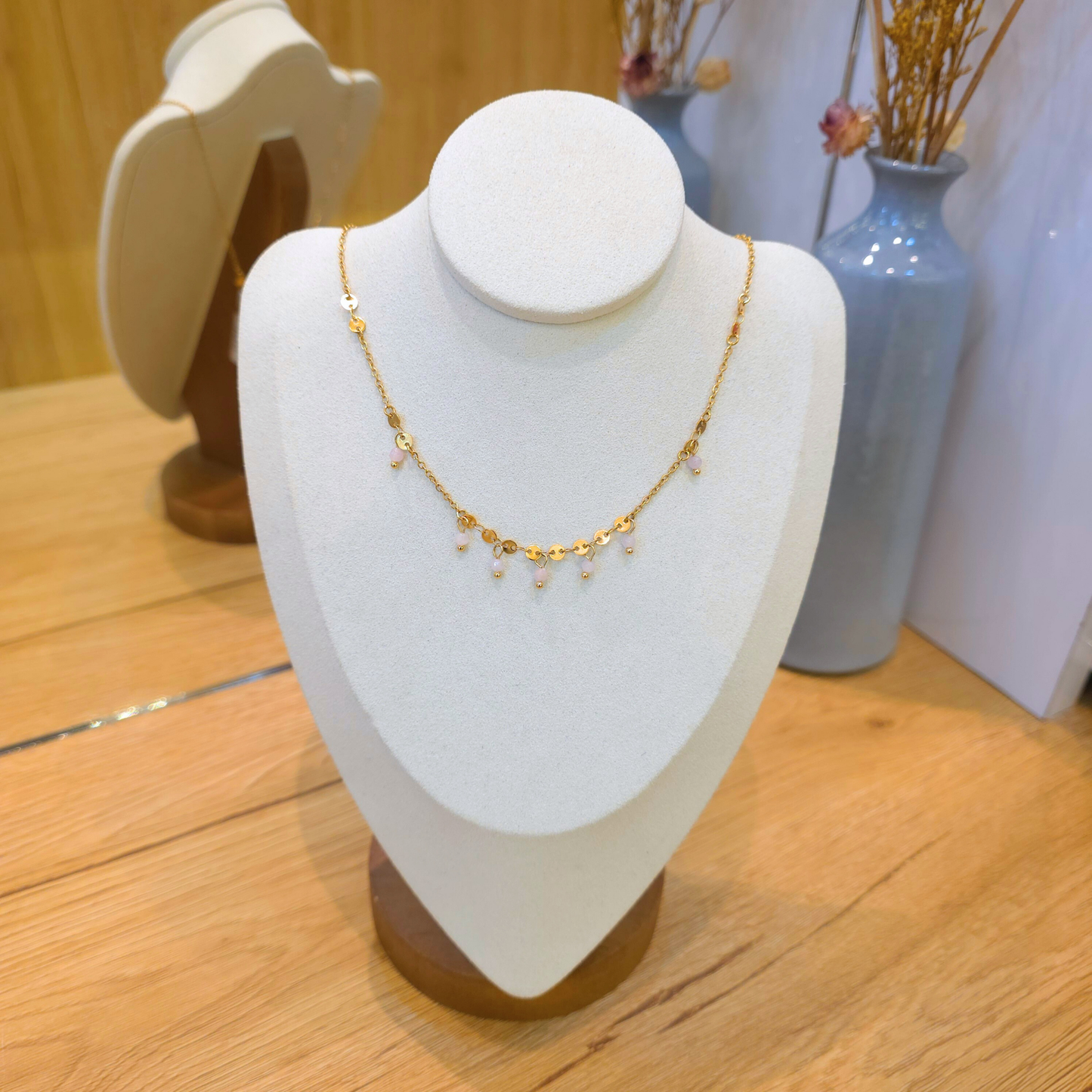 Collier Rosa Linda | Perle