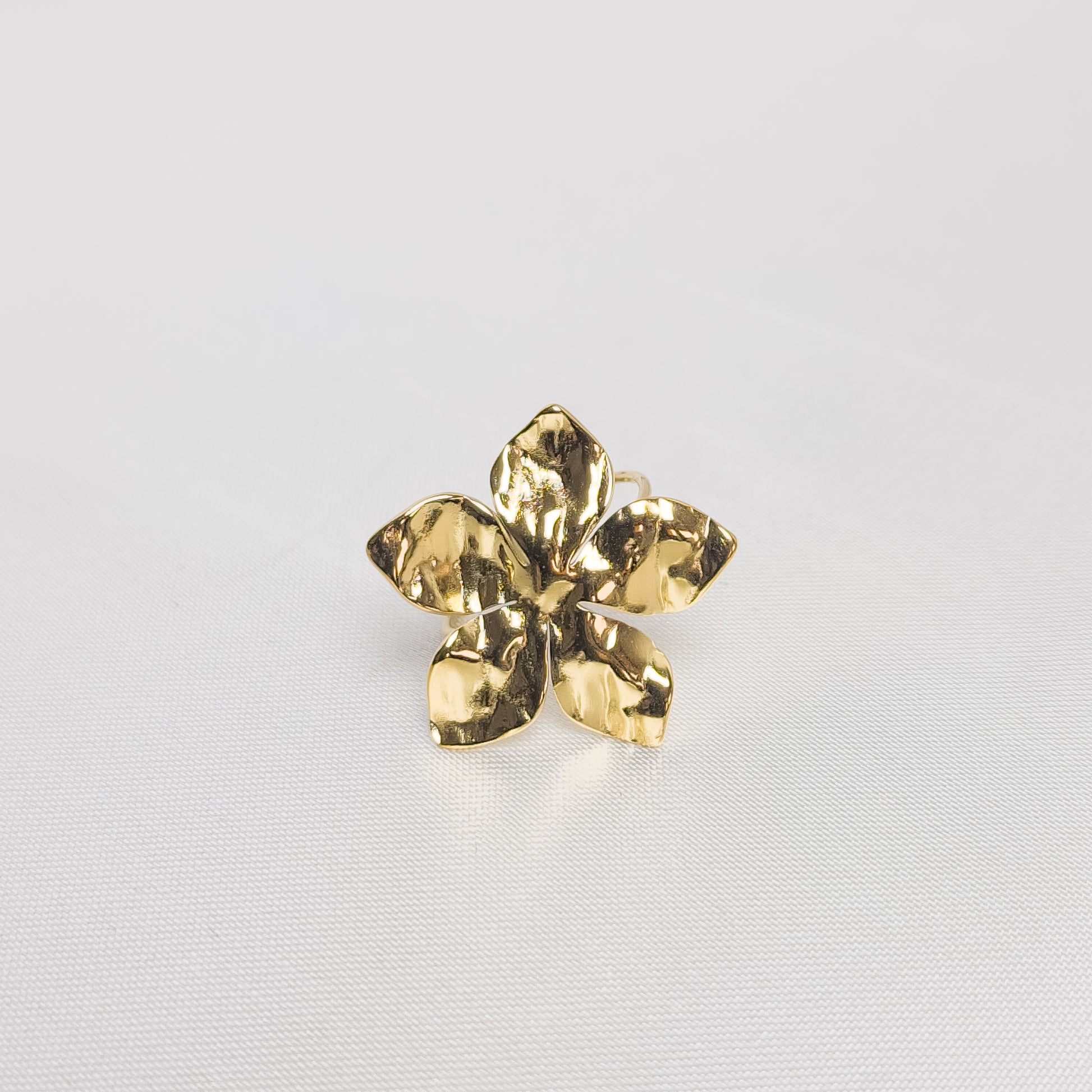 Bague Éléa, en acier inoxydable doré