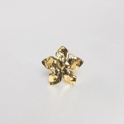 Bague Éléa, en acier inoxydable doré