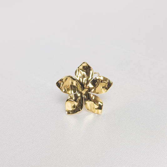 Bague Éléa, en acier inoxydable doré