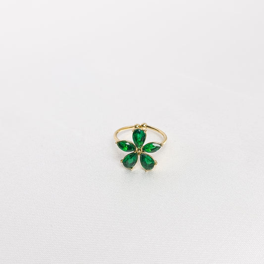  Bague Jade, en acier inoxydable doré, disponible à Paris.