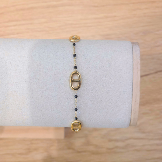 Bracelet Gemma | Maille | Perle