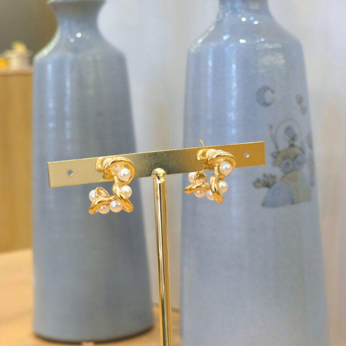 Boucles Anya | Perle