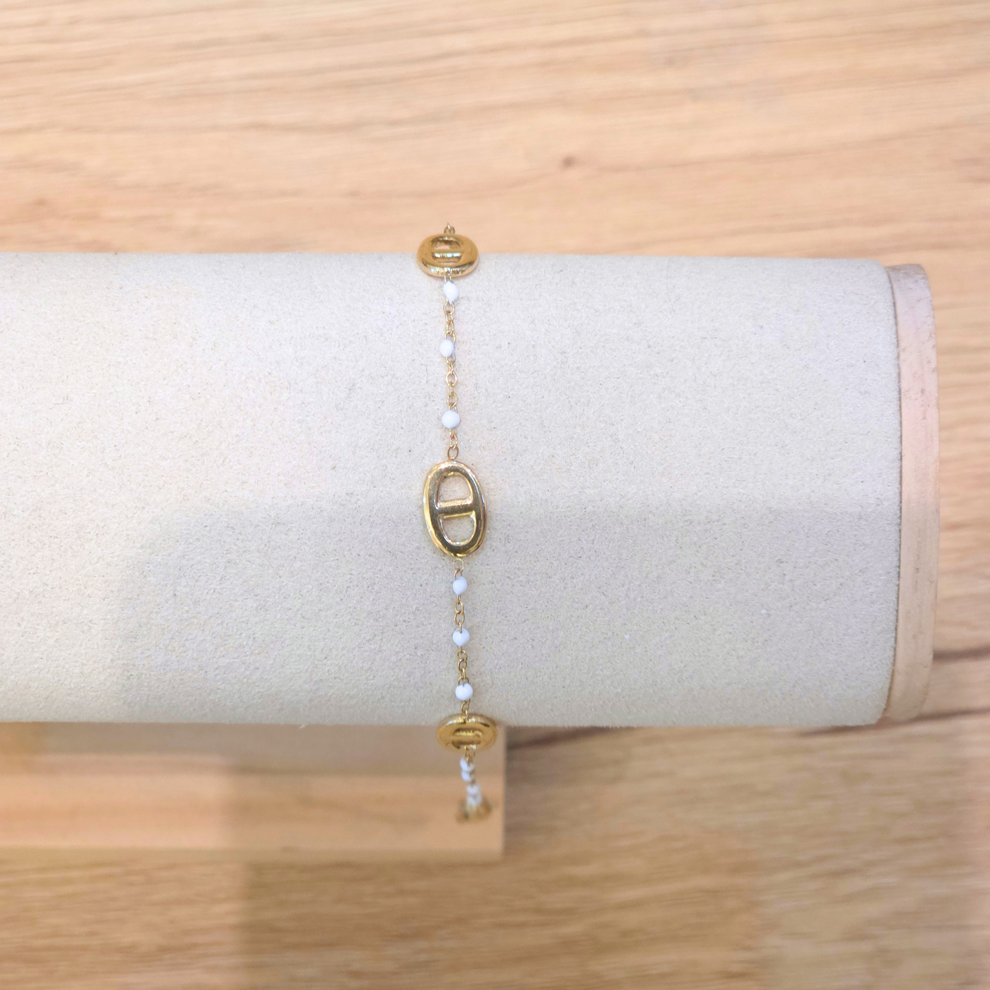 Bracelet Gemma | Maille | Perle