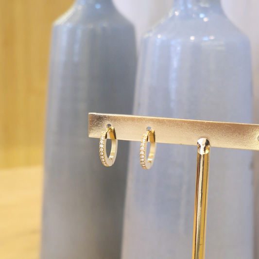 Ysée | Boucles créole brillant