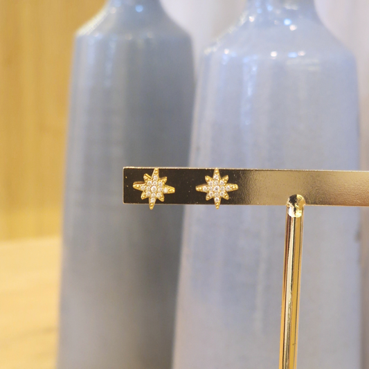 Gisèle | Boucles étoile brillant