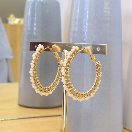 Isaline | Boucles Perlées