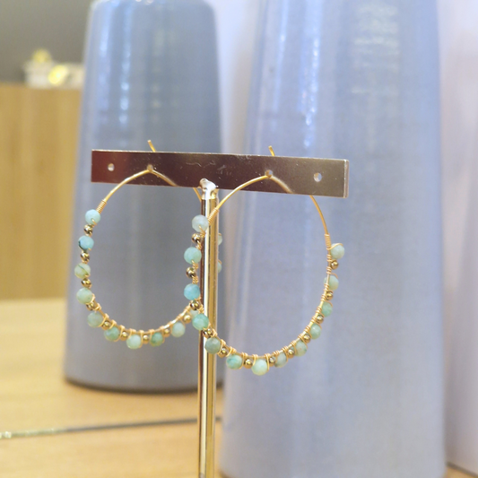Dalhia | Boucles Perlées