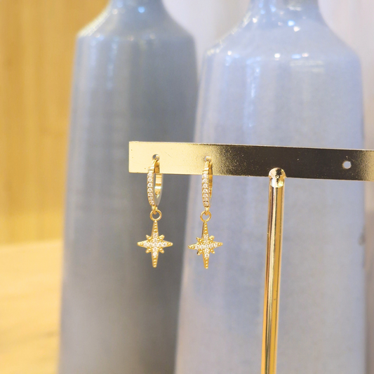 Lucia | Boucles étoile brillant