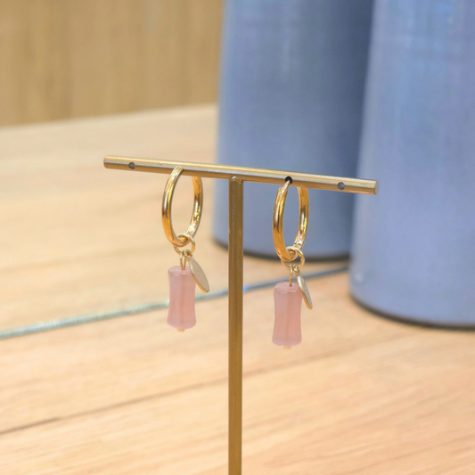 Boucles Stelle | Créole | Perle