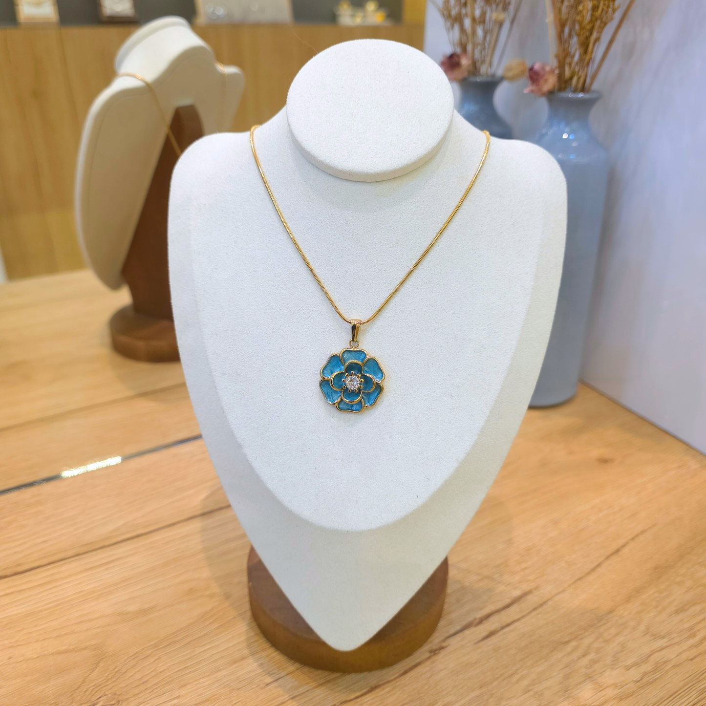 Collier Tiwa | Zircon | Fleur