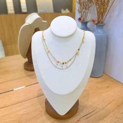 Collier Adèle | Perle | Double