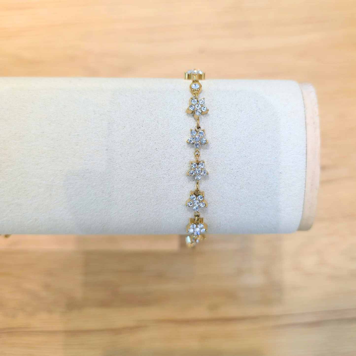 Bracelet Miel | Zircon | Fleur