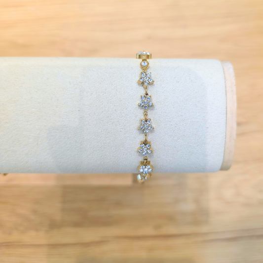 Bracelet Miel | Zircon | Fleur
