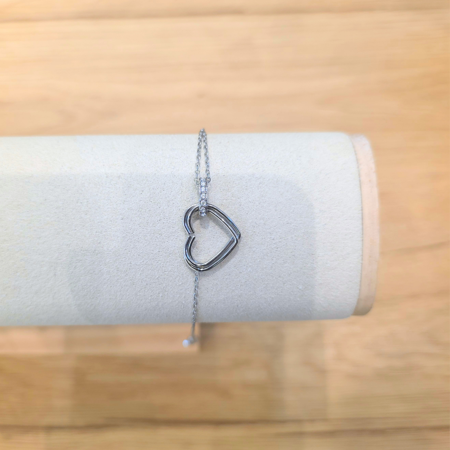 Bracelet Eley | Zircon | Coeur