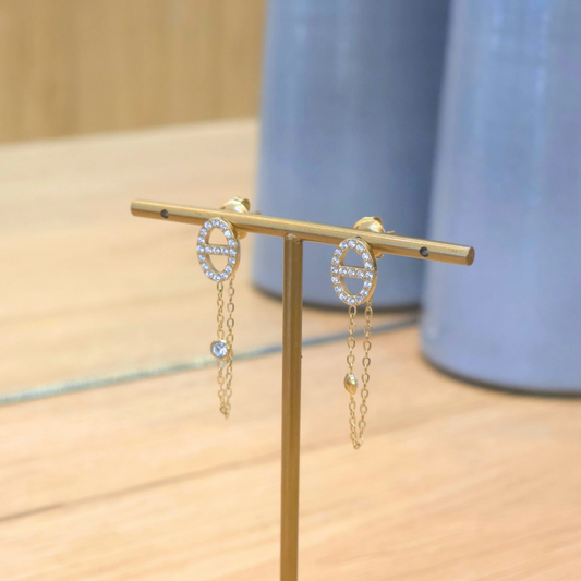 Boucles Hope | Pendante | Zircon