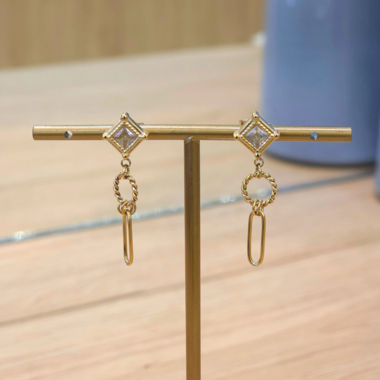 Boucles Alicent | Pendante | Zircon