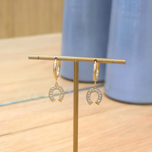Boucles Juliette | Créole | Zircon
