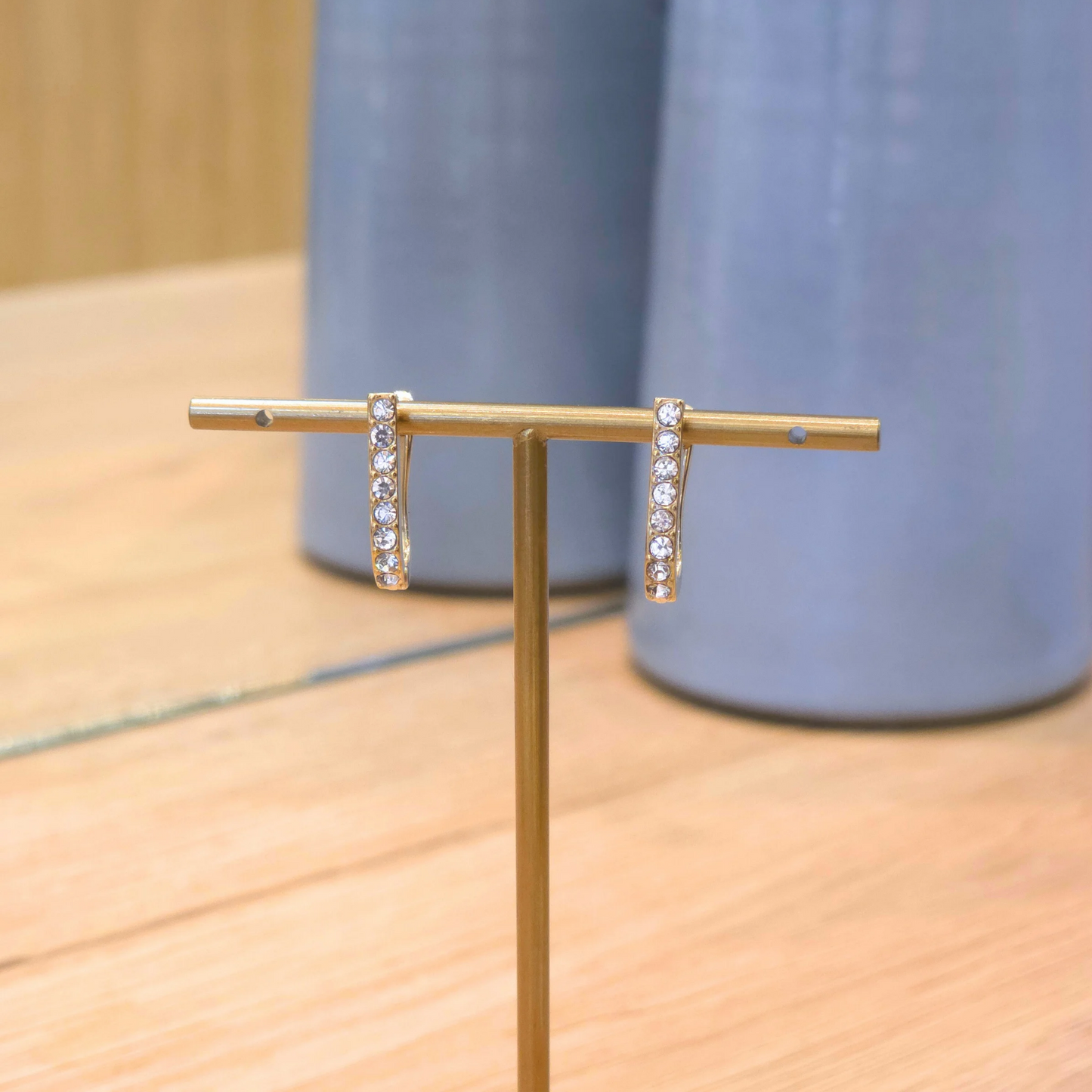 Boucles Léa | Créole | Zircon