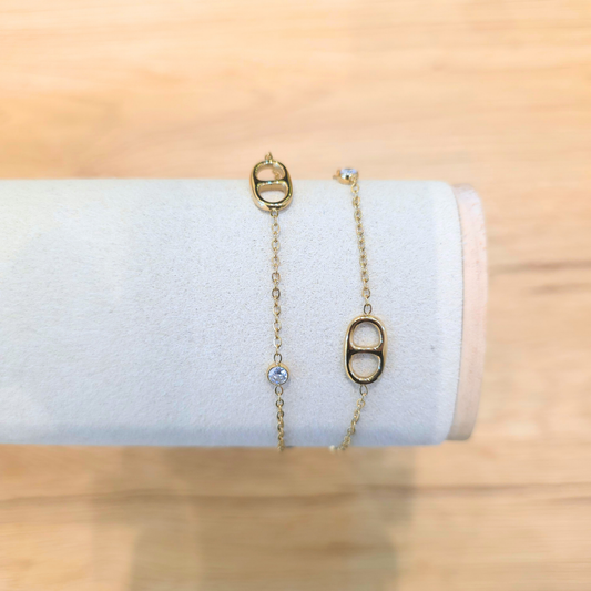Bracelet Osmose | Zircon | Double