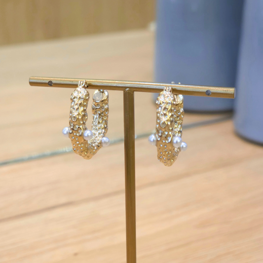 Boucles Dandan | Créole | Perle