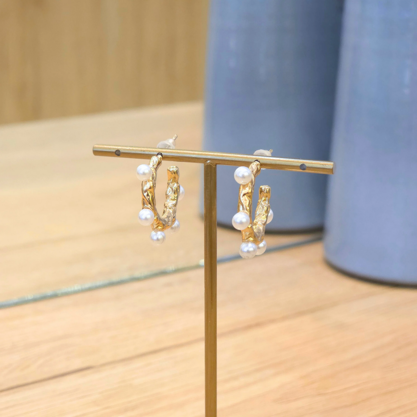 Boucles Tatiana | Créole | Perle