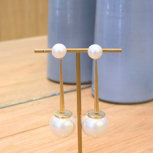 Boucles Dayo | Pendante | Perle
