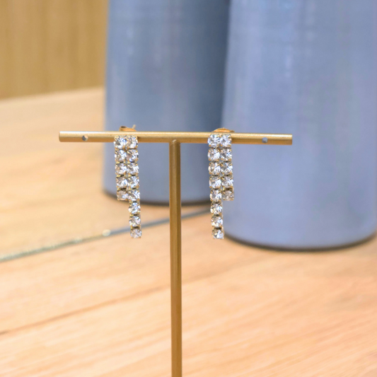 Boucles Eva | Pendante | Zircon