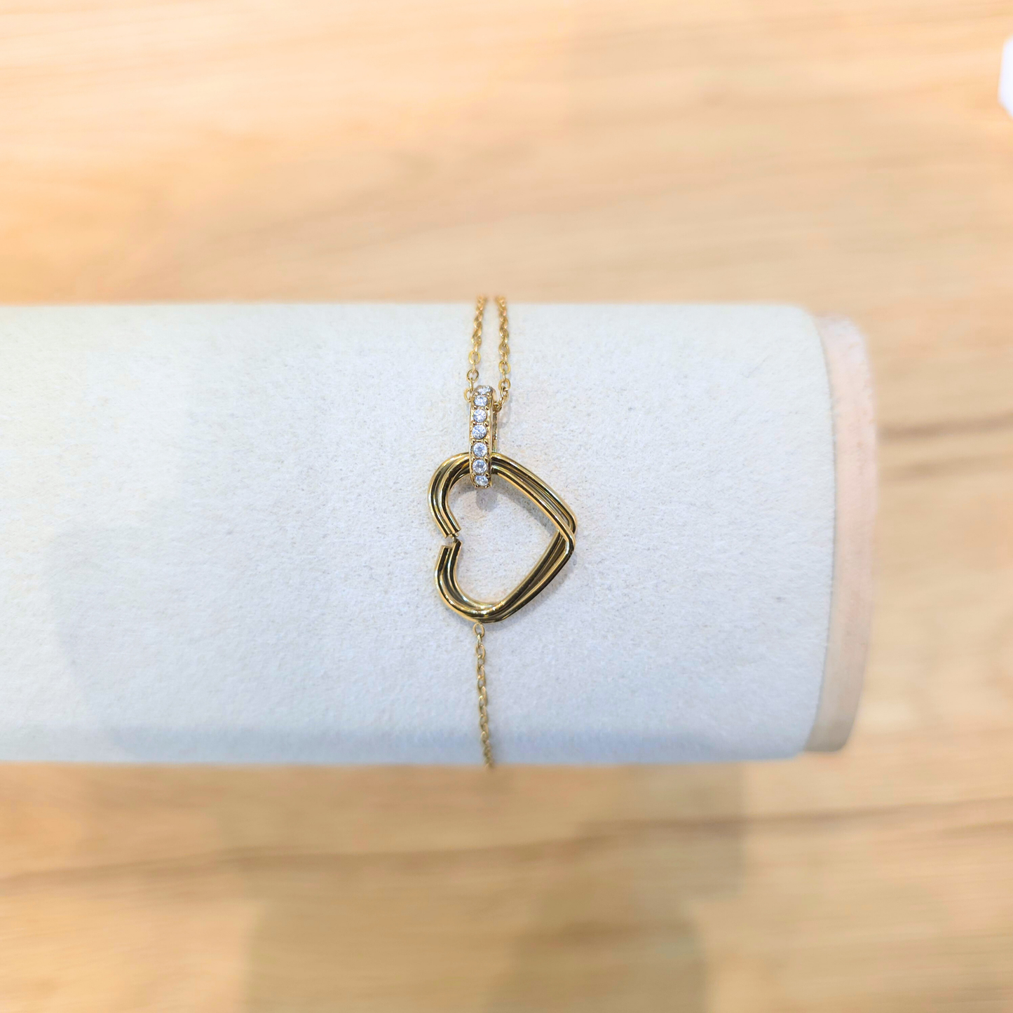 Bracelet Eley | Zircon | Coeur